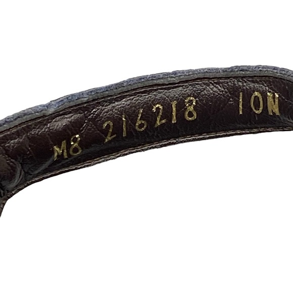 SAS San Antonio Shoemakers Suntimer Sandals Brown Croc Print Leather Comfort 10N - Picture 10 of 13